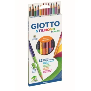 Flash Sale Ast. Pastelli Stilnovo Bicolor 12 Pz Cancelleria E Accessori