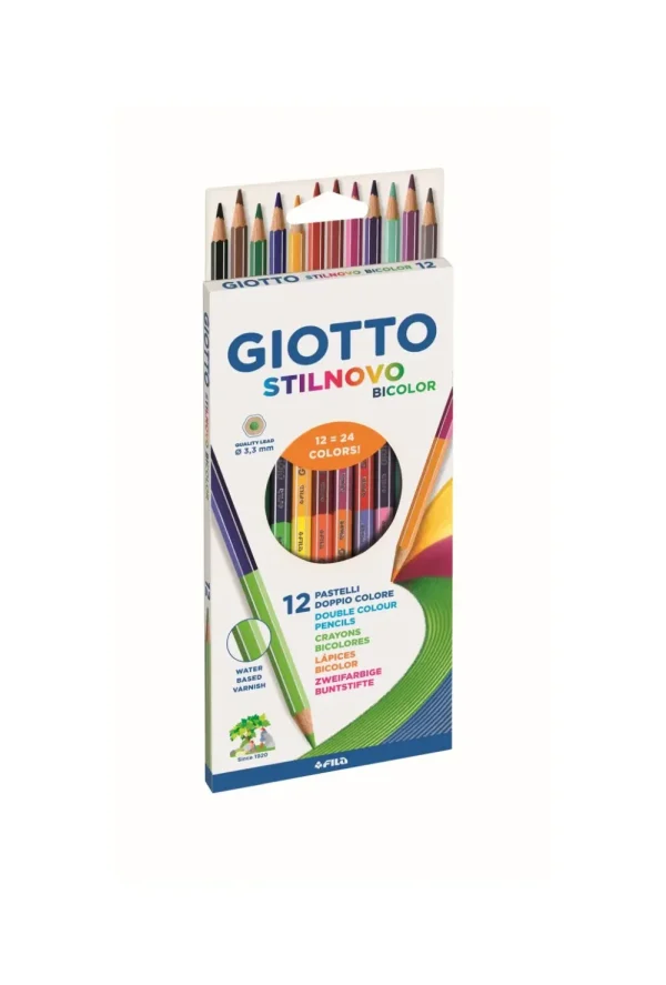 Flash Sale Ast. Pastelli Stilnovo Bicolor 12 Pz Cancelleria E Accessori