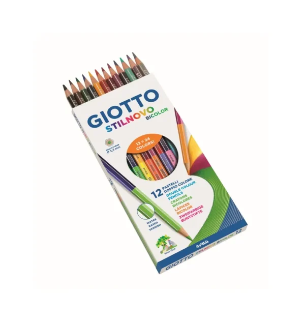 Flash Sale Ast. Pastelli Stilnovo Bicolor 12 Pz Cancelleria E Accessori