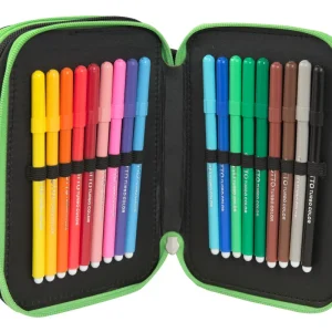 Online Astuccio 3Zip Green Scuola