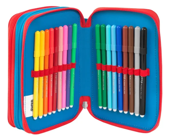 Store Astuccio 3Zip Supermario Scuola