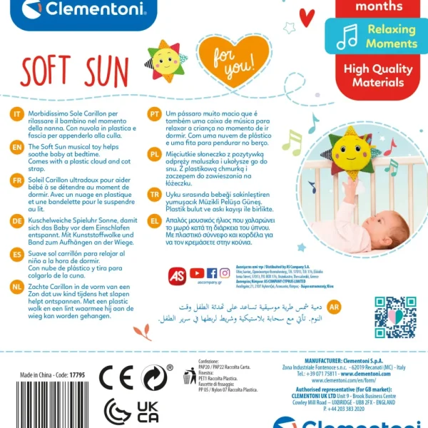 Shop Soft Sun Gioco Musicale, Carillon Neonato Giochi Musicali