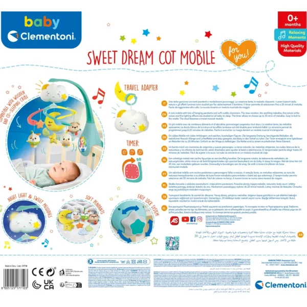 Discount Sweet And Dream Cot Mobile, Giostrina Culla O Lettino Giochi Per Passeggino E Culla