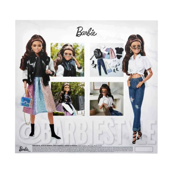 New Bambola @style Snodata Alla Moda Con Accessori , Da Collezione, Giocattolo Per Adulti E Bambini 3+ Anni, Hcb75 Fashion Dolls