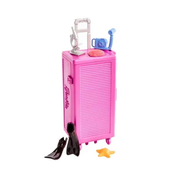 Fashion Biologa Marina, Bambola Bionda E Playset Con Laboratorio Mobile E Trolley, 10+ Accessori, Giocattolo Per Bambini, 3+ Anni, Hmh26 Fashion Dolls