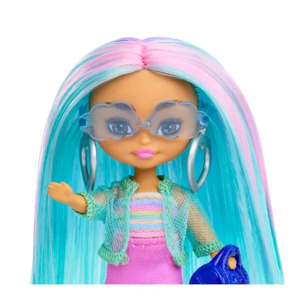 Shop Extra Mini Minis, Bambola Con Capelli Blu, Mini Giocattoli, Abito Sportivo E Pattini A Rotelle, Abiti E Accessori , Giocattolo Per Bambini, 3+ Anni, Hln45 Macchinine Bambini