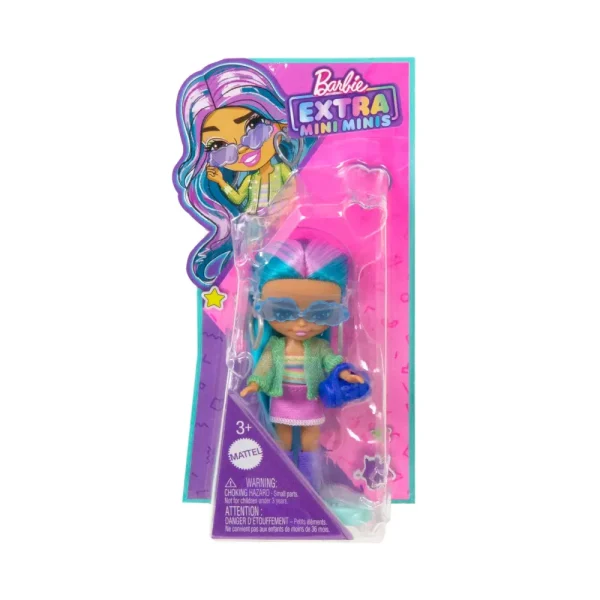 Shop Extra Mini Minis, Bambola Con Capelli Blu, Mini Giocattoli, Abito Sportivo E Pattini A Rotelle, Abiti E Accessori , Giocattolo Per Bambini, 3+ Anni, Hln45 Macchinine Bambini