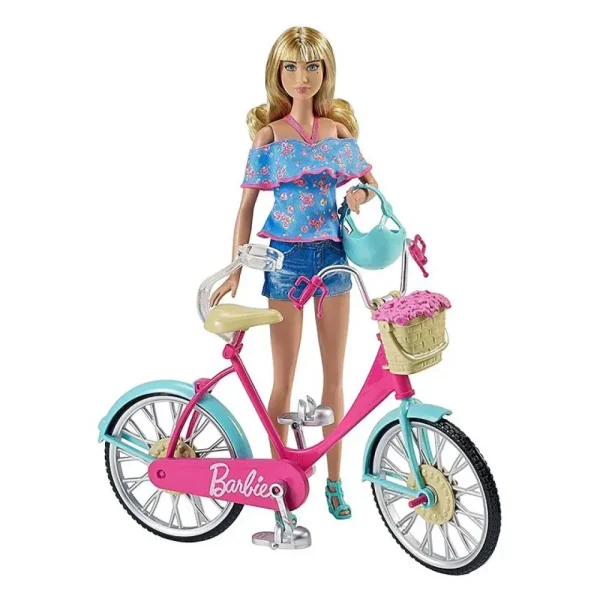 Sale Bicicletta Per Bambole Con Casco E Accessori Camper E Veicoli Per Bambole