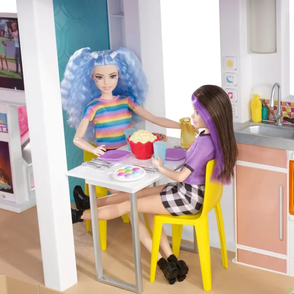 Store Casa Dei Sogni A 3 Piani Ed Oltre 75 Accessori Inclusi; Per Bambini 3+ Anni Case Delle Bambole