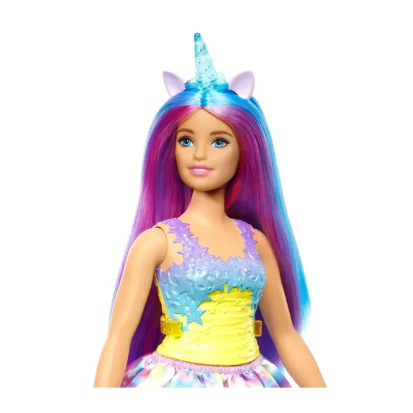 Best Dreamtopia Unicorno Bambola Curvy, Capelli Blu E Viola Con Gonna, Coda E Cerchietto Da Unicorno Rimovibili, Giocattolo Per Bambini, 3+ Anni, Hgr20 Macchinine Bambini