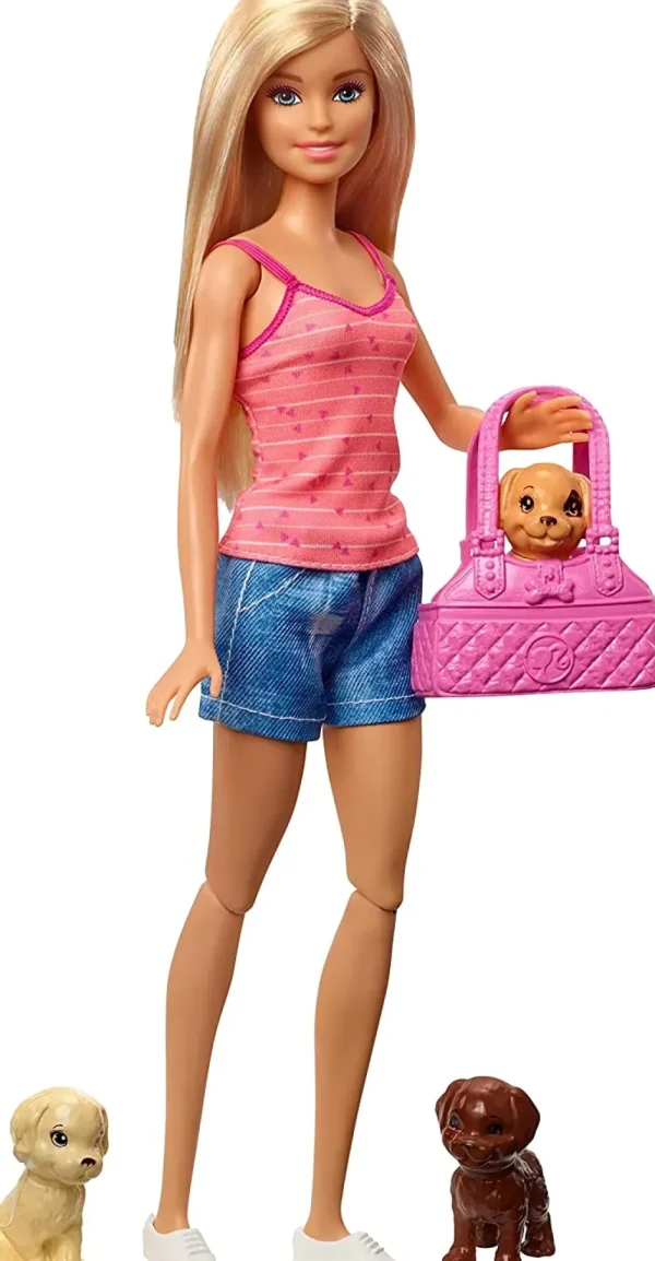 Hot Barbie E I Suoi Cuccioli. Ogni Bambina Sogna Un Piccolo Animale Domestico. Insieme A Barbie, Imparerai A Nutrire E Accudire Un Animale Domestico. Fashion Dolls
