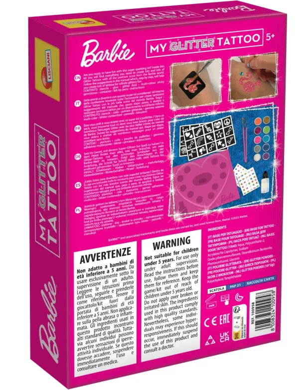 Best My Glitter Tattoo Kit Artistici E Pittura