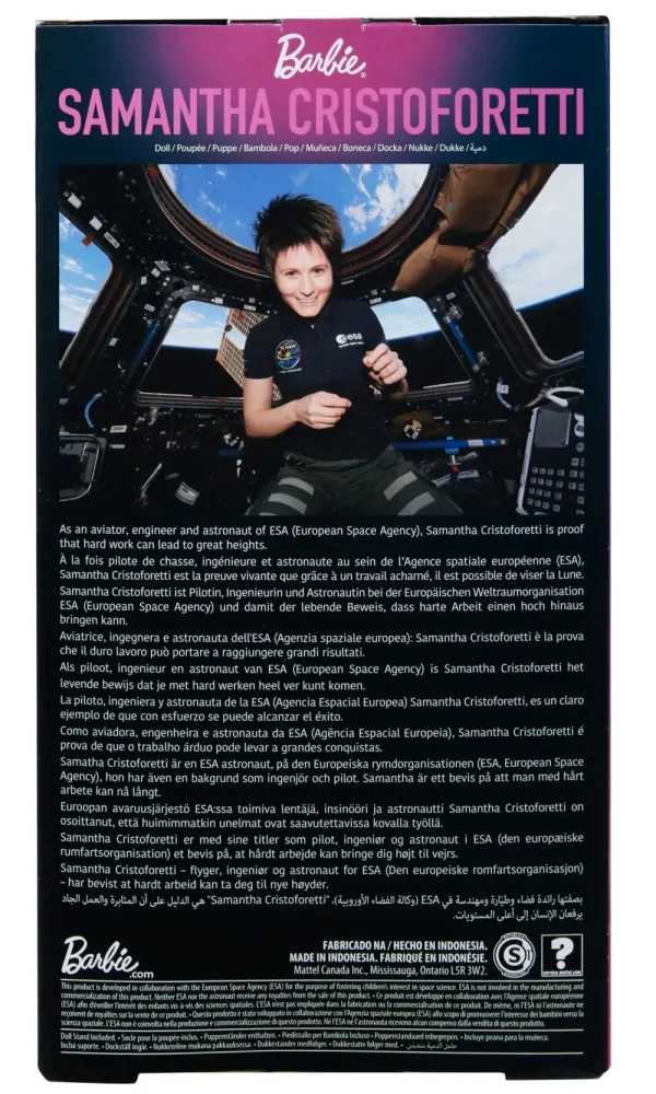 Sale Samantha Cristoforetti (Signature Role Models) Bambola Astronauta Esa Con Tuta Spaziale Realistica Fashion Dolls