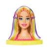Sale Super Chioma Hairstyle Capelli Arcobaleno, Testa Pettinabile Con Capelli Biondi E Ciocche Arcobaleno Fluo Da Acconciare, Con Accessori Color Reveal, 3+ Anni, Hmd78 Fashion Dolls