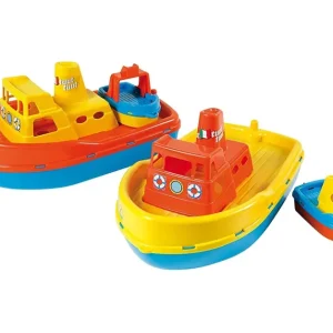 Flash Sale Barca Galleggiante. Gioco Spiaggia Con Piccola Barca. 2 In 1 Giocattoli Mare