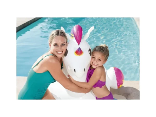 Outlet Cavalcabile Unicorno Fantasy 150X117 Cm Gonfiabili Per Bambini