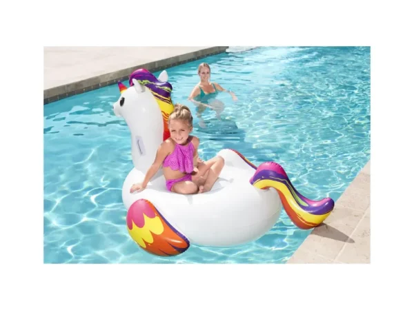Outlet Cavalcabile Unicorno Fantasy 150X117 Cm Gonfiabili Per Bambini