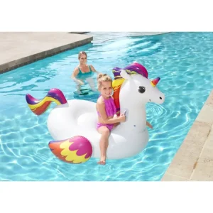 Outlet Cavalcabile Unicorno Fantasy 150X117 Cm Gonfiabili Per Bambini