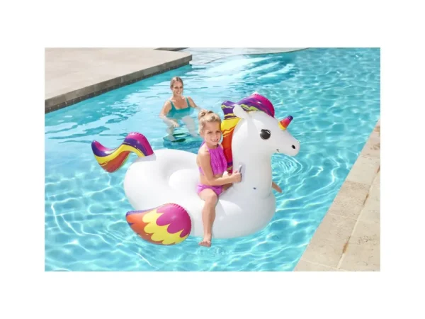 Outlet Cavalcabile Unicorno Fantasy 150X117 Cm Gonfiabili Per Bambini