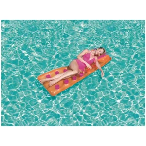 Clearance Materassino 18 Buchi Con Cuscino 188X71 Cm, 3 Colori Assortiti Gonfiabili Per Bambini