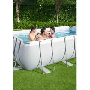 Cheap Piscina Power Steel Frame Rettangolare Cm. 404X201X100 Piscine Da Giardino