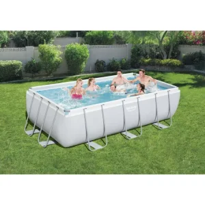 Cheap Piscina Power Steel Frame Rettangolare Cm. 404X201X100 Piscine Da Giardino