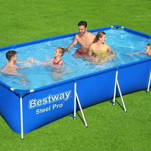 Flash Sale Piscina Steel Pro Frame Rettangolare 400X211X81 Cm Piscine Da Giardino