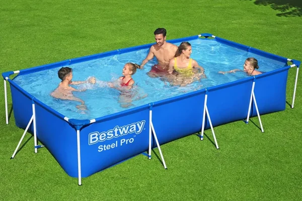 Flash Sale Piscina Steel Pro Frame Rettangolare 400X211X81 Cm Piscine Da Giardino