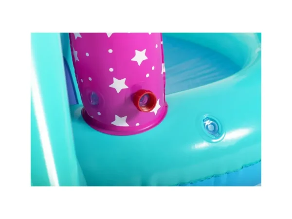 Cheap Play Center Magico Unicorno 274X198X137 Cm, Con Scivolo, Gioco Anelli E Bacchetta Magica Gonfiabili Per Bambini