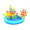 Fashion Play Center Nave 140X130X104 Cm Con Pesci E Accessori Gonfiabili Gonfiabili Per Bambini