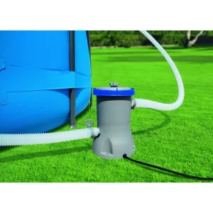 New Pompa Filtro 2.006 Lt/H Piscine Da Giardino