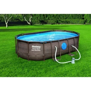New Pompa Filtro 2.006 Lt/H Piscine Da Giardino