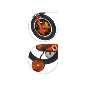 Best Sale Bicicletta 16 Arancione. 2 Freni Caliper Borraccia E Mascherina Frontale E Disco Colorato Nella Ruota Anteriore Inclusi Adatta Per Bambini Dai 8-12 Anni Biciclette Per Bambini
