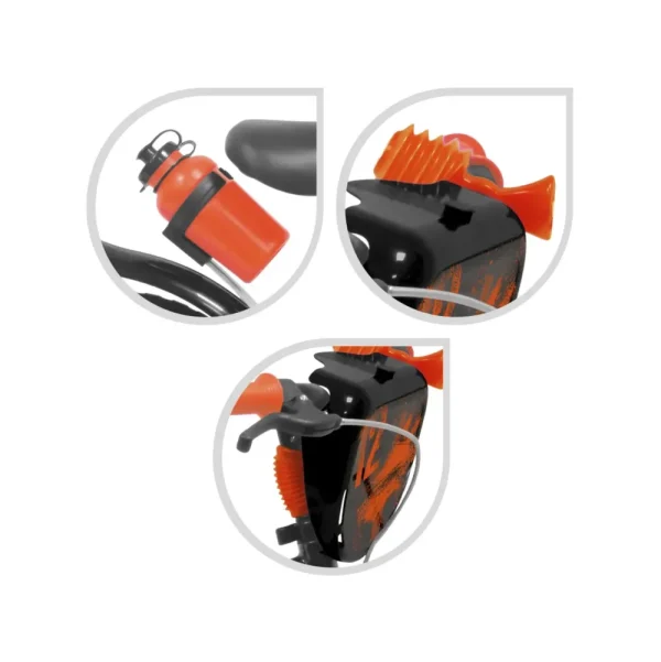 Cheap Bicicletta 12 Arancione Freno Caliper Frontale Borraccia E Mascherina Frontale Incluse Adatta Per Bambini Dai 3-5 Anni Biciclette Per Bambini