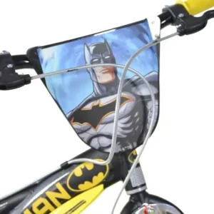 Outlet Bicicletta Da Bambino Batman Ruota 12 Pollici Con Rotelle, Freno E Scudo Anteriore Adatta A 3-5 Anni Ideale Per Imparare A Pedalare In Autonomia Con Massima Sicurezza Biciclette Per Bambini