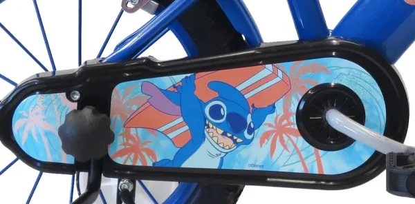 Flash Sale Bicicletta Di Stitch Da 14 Pollici Con Movimento Centrale In Nylon Con Scudo Anteriore E Borraccia Biciclette Per Bambini