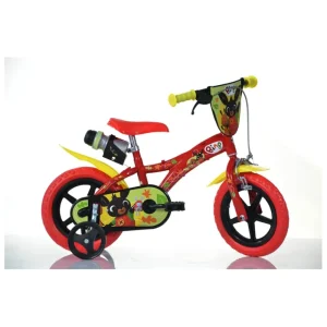 Cheap Bicicletta Per Bambini 12 Telaio In Acciaio, Ruote In Gomma Gonfiabili, Stabilizzatori Di Serie E Freno Anteriore Ideale Per Bambini Di Altezza 87-100Cm, 3-5 Anni Biciclette Per Bambini