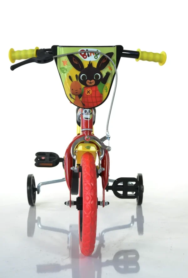 Cheap Bicicletta Per Bambini 12 Telaio In Acciaio, Ruote In Gomma Gonfiabili, Stabilizzatori Di Serie E Freno Anteriore Ideale Per Bambini Di Altezza 87-100Cm, 3-5 Anni Biciclette Per Bambini