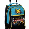 Flash Sale Big Trolley Pokemon #025 Doppio Scomparto Con Tasca Frontale Scuola