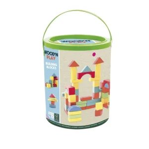 Shop Blocchetti Costruzione Multicolore Costruzioni In Legno