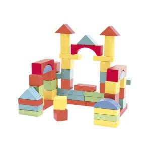 Shop Blocchetti Costruzione Multicolore Costruzioni In Legno