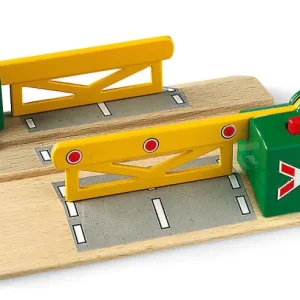 Best Sale Passaggio A Livello Magnetico, Accessori Pista Trenini, 3+ Costruzioni In Legno