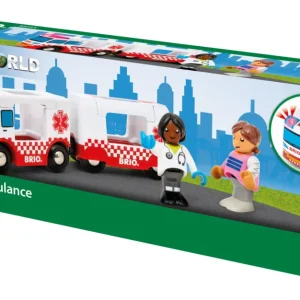 Flash Sale World Ambulanza Di Soccorso 36035 | Accessori Per Set Di Trenini Per Bambini Dai 3 Anni In Su Costruzioni In Legno