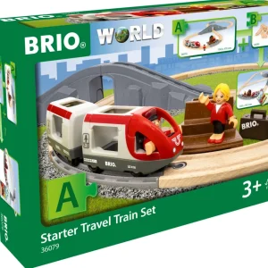 Cheap World Starter Set Trenini In Legno, 22 Pezzi, 3+ Costruzioni In Legno