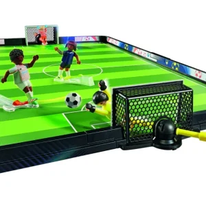 Best Sale Calciatore Con Meccanismo Per Calciare, Portiere Con Asta Mobile E Istruzioni Di Gioco. Set Costruzioni