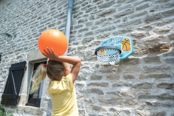 Hot Canestro 3 In 1 Compatibile Con Gli Scivoli Di Casette Per Bambini