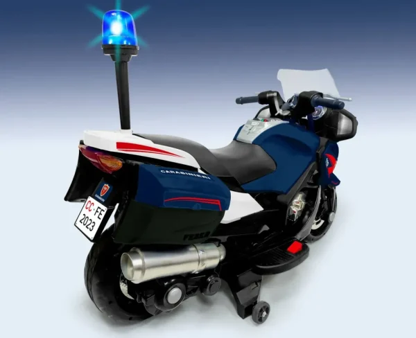 Clearance Carabineri Moto 12V Ce, Moto Elettrica Carabinieri Con Luci E Suono,Per Bambini/E Dai 3 Anni Cavalcabili Elettrici