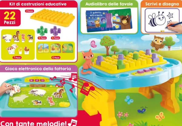 Discount Carotina Baby Il Mio Primo Banchetto Elettronico Banchi Scuola E Lavagne