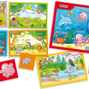 Hot Carotina Quadrotte Animali E Ambienti Giochi Natura