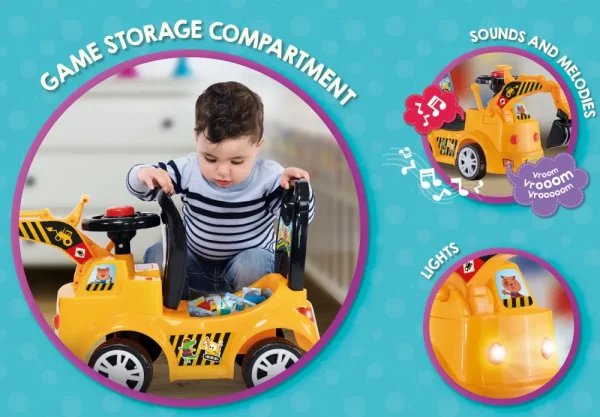 New Carotina Ride On Bulldozer Cavalcabili E Primi Passi